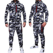 Angelo Ricci™ Spring Camouflage Hooded Tracksuit