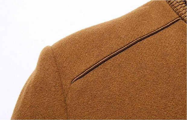 Angelo Ricci™ Wool Cashmere Detachable Scarf Coat