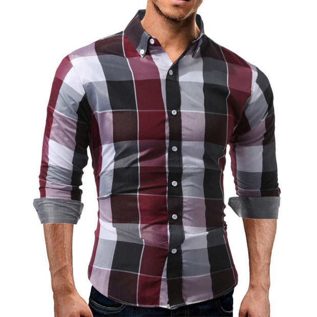 Angelo Ricci™ Daily Tartan Long Sleeve Shirt