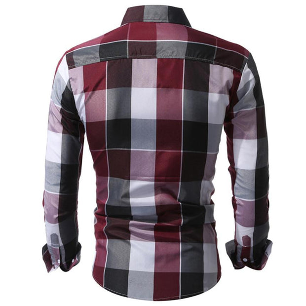 Angelo Ricci™ Daily Tartan Long Sleeve Shirt