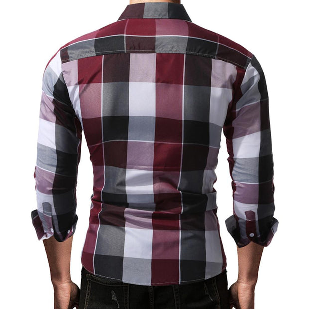 Angelo Ricci™ Daily Tartan Long Sleeve Shirt