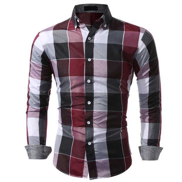 Angelo Ricci™ Daily Tartan Long Sleeve Shirt