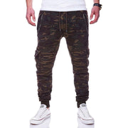 Angelo Ricci™ Casual Camouflage Sweatpants Trousers