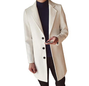 Angelo Ricci™ England Wool Long Overcoat