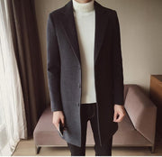 Angelo Ricci™ England Wool Long Overcoat