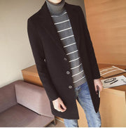 Angelo Ricci™ England Wool Long Overcoat