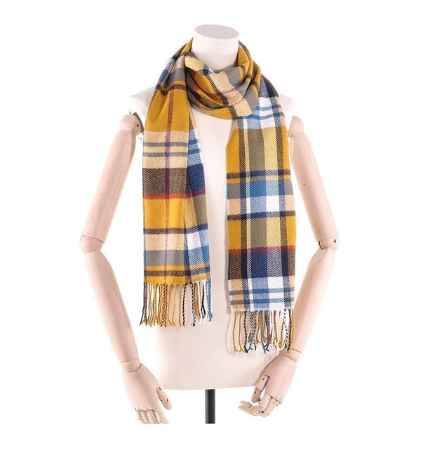 Angelo Ricci™ Winter Foulard Plaid Scarves