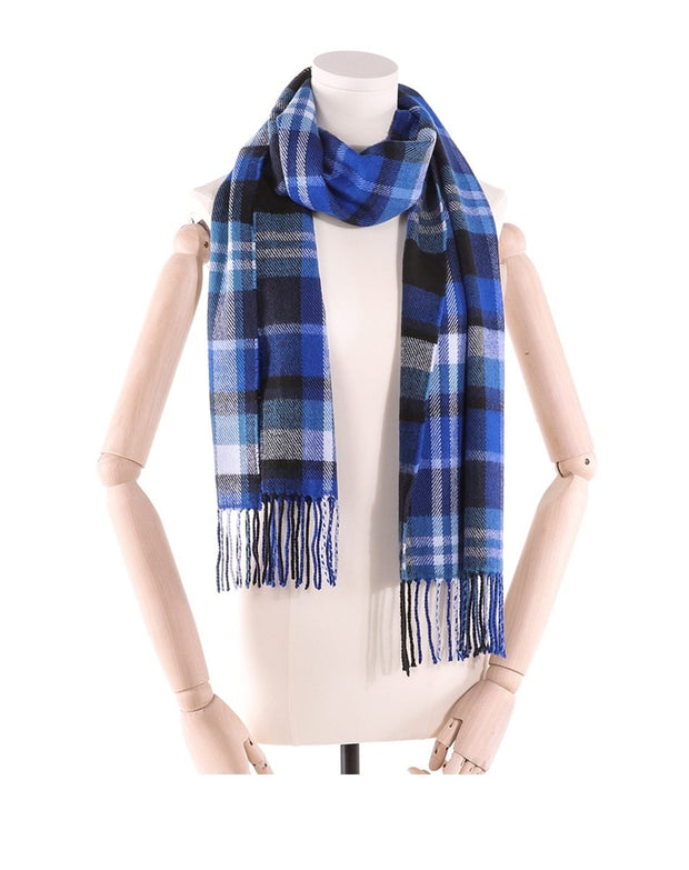 Angelo Ricci™ Winter Foulard Plaid Scarves