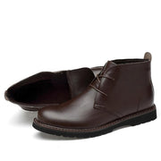 Angelo Ricci™ Winter Fur Leather Chukka Boots