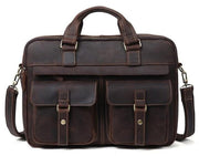 Angelo Ricci™ Vintage Style Leather Briefcases