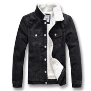 Angelo Ricci™ Winter Thick Fleece Jeans Jacket