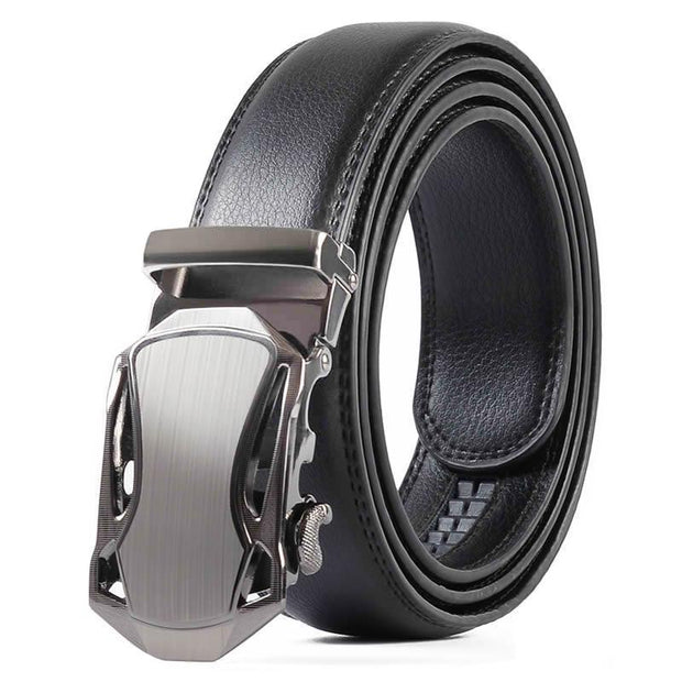 Angelo Ricci™ Leather Buckle Designer Belt