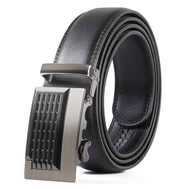 Angelo Ricci™ Leather Buckle Designer Belt