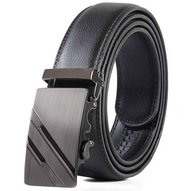 Angelo Ricci™ Leather Buckle Designer Belt