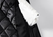 Angelo Ricci™ Cotton-Padded With Fur Hood Coat