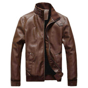 Angelo Ricci™ Trend Retro Leather Jacket