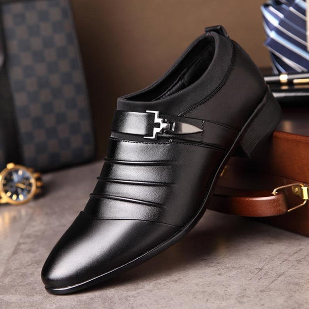 Angelo Ricci™ Leather Business Formal Dress Shoes