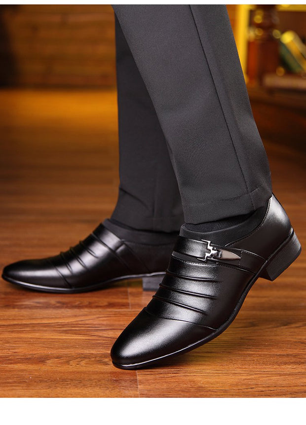 Angelo Ricci™ Leather Business Formal Dress Shoes