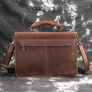 Angelo Ricci™ Retro Leather Briefcase