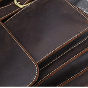 Angelo Ricci™ Retro Leather Briefcase