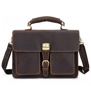 Angelo Ricci™ Retro Leather Briefcase