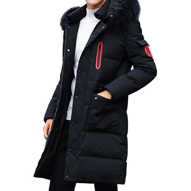 Angelo Ricci™ Winter Cotton Thick Quality Long Coat