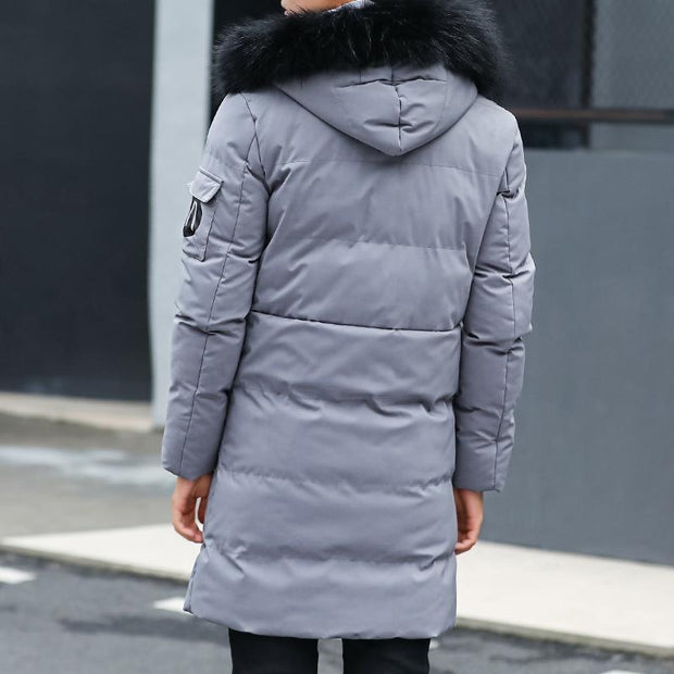 Angelo Ricci™ Winter Cotton Thick Quality Long Coat