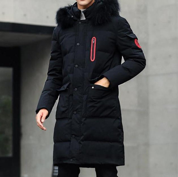 Angelo Ricci™ Winter Cotton Thick Quality Long Coat