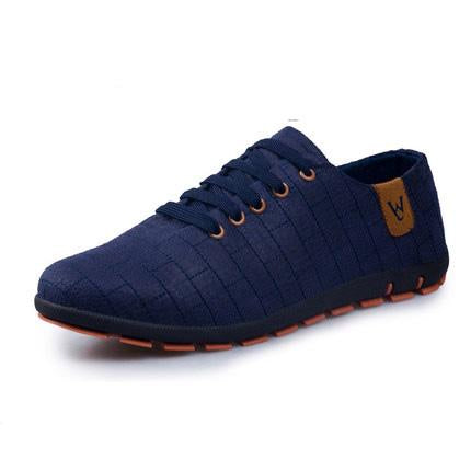 Angelo Ricci™ Casual Low Lace-up Canvas Shoes