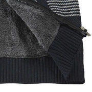 Angelo Ricci™ Striped Knitting Zipper Hoodie