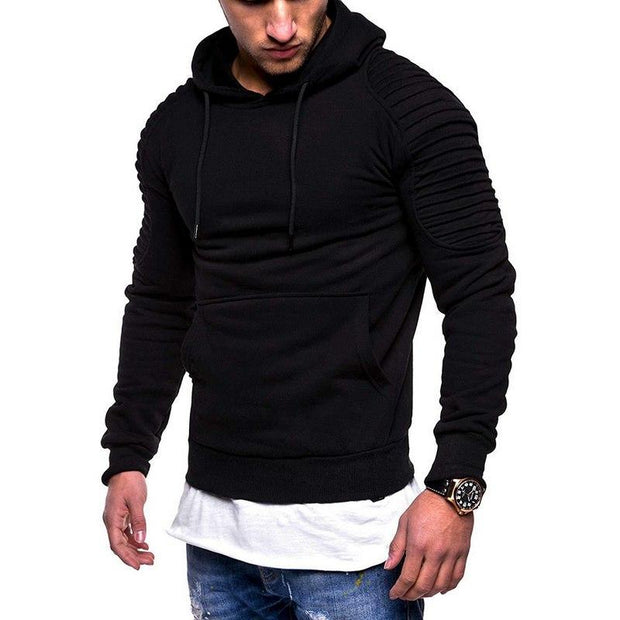 Angelo Ricci™ Fashion Pleated Hoodie