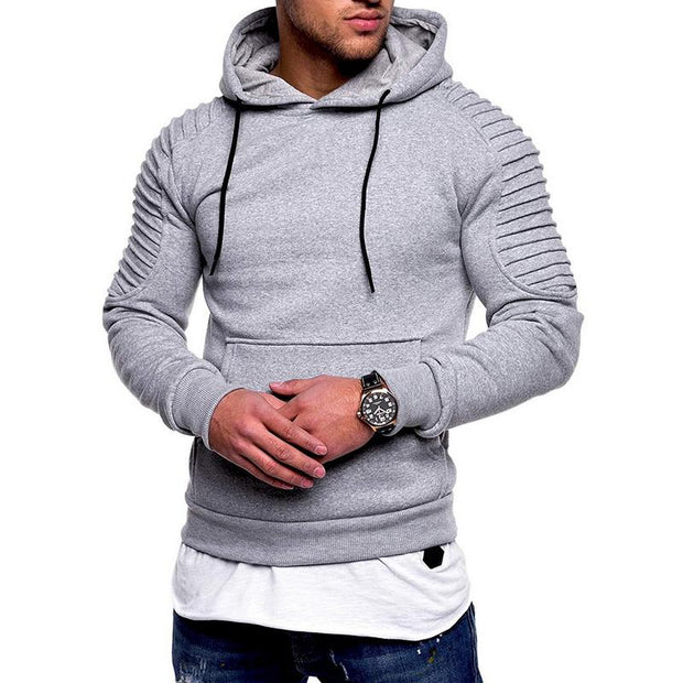 Angelo Ricci™ Fashion Pleated Hoodie