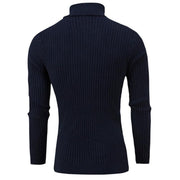 Angelo Ricci™ Turtleneck Solid Casual Sweater