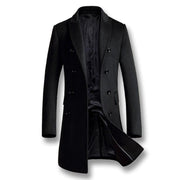 Angelo Ricci™ Warm Business-man Woolen Long Peacoat