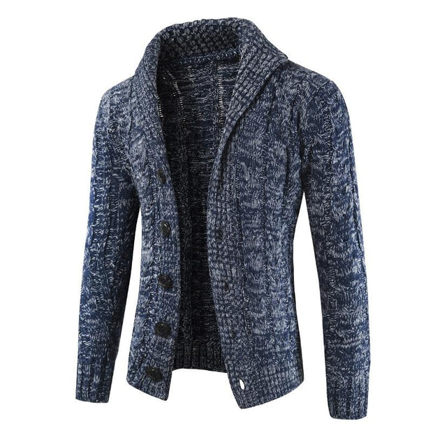 Angelo Ricci™ Trending Lapel Knit Sweater