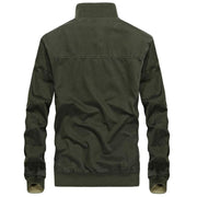 Angelo Ricci™ Double Front Pockets Windbreaker Jacket