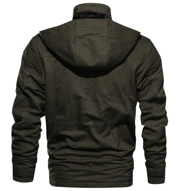 Angelo Ricci™ Fleece Multi-pocket Stylish Josh Jacket