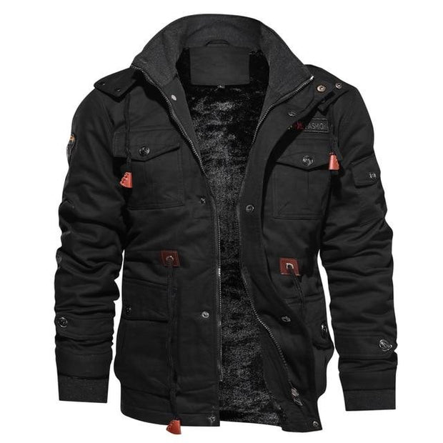 Angelo Ricci™ Fleece Multi-pocket Stylish Josh Jacket