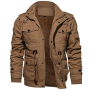 Angelo Ricci™ Fleece Multi-pocket Stylish Josh Jacket