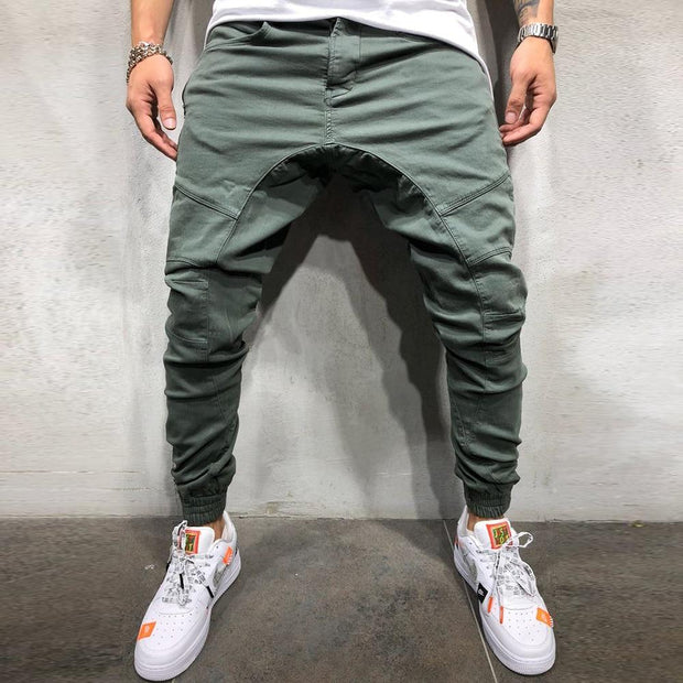 Angelo Ricci™ High Street Splicing Multi Pocket Joggers