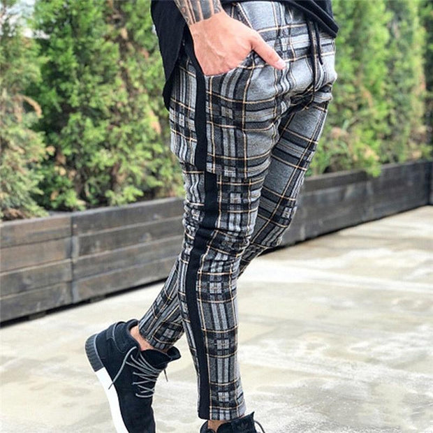 Angelo Ricci™ Vogue Vintage Plaid Pencil Pants