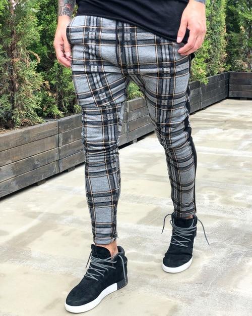 Angelo Ricci™ Vogue Vintage Plaid Pencil Pants