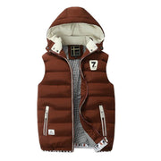 Angelo Ricci™ Cotton-Padded Sleeveless Jacket