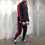 Angelo Ricci™ Hooded Zipper Button Tracksuit