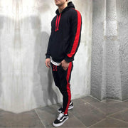 Angelo Ricci™ Hooded Zipper Button Tracksuit