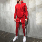 Angelo Ricci™ Hooded Zipper Button Tracksuit