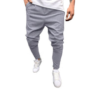 Angelo Ricci™ Streetwear Loose Stripe Middle Waist Pants