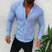 Angelo Ricci™ Style Handsome Striped Shirt