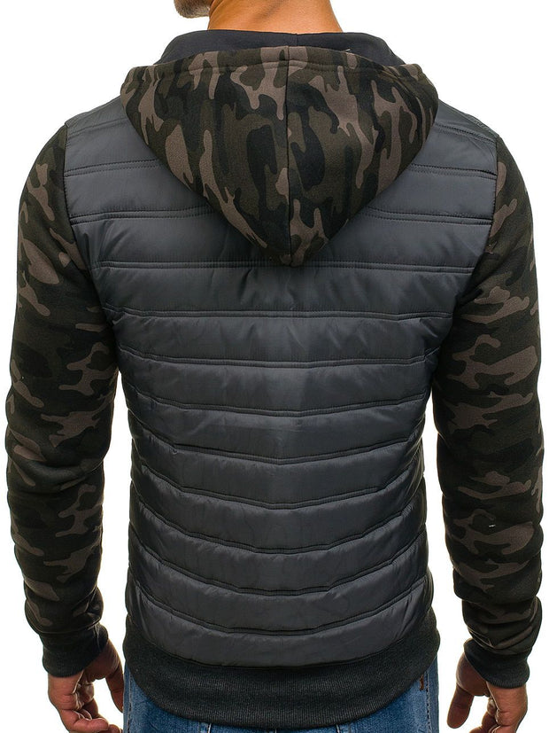 Angelo Ricci™ Arm Sleeves Camo Hooded Jacket