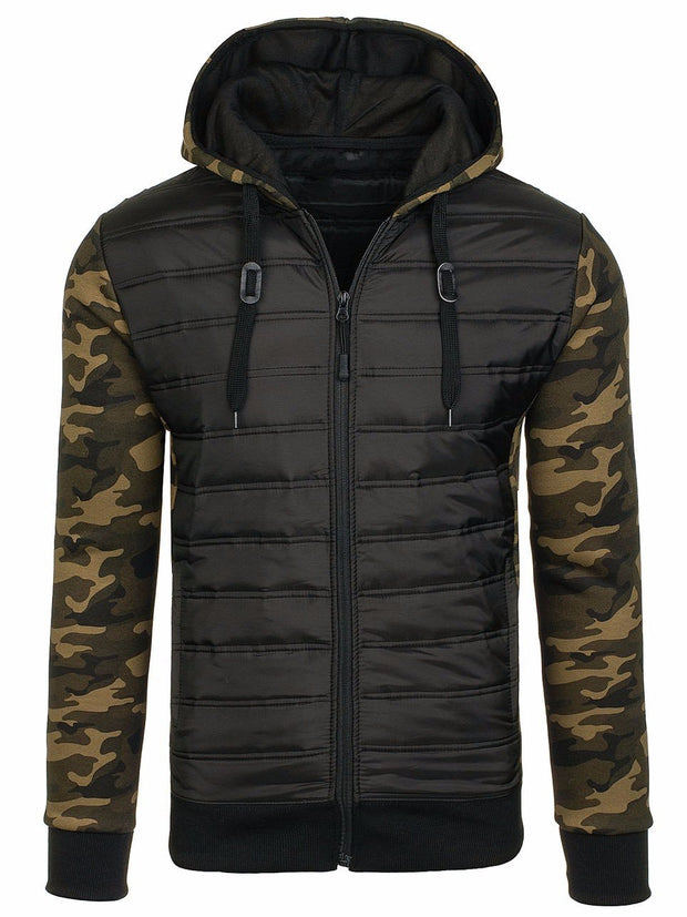 Angelo Ricci™ Arm Sleeves Camo Hooded Jacket